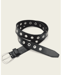 Cal Leather Eyelet Belt