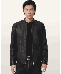 Holt Slim Fit Leather Jacket Holt Slim Fit Leather Jacket