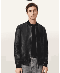 Morten Leathe Bomber Jacket Morten Leathe Bomber Jacket